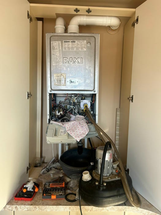 Промывка котла